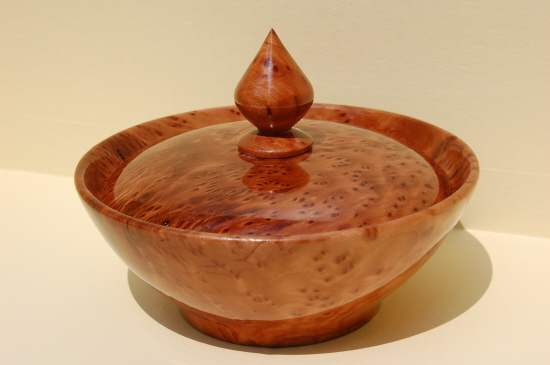 Redwood Lidded Bowl
